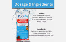 Poolife TurboShock 78% 1 lbs Chlorine Pool Shock 1PACK EPA REG.#: 1258-1173 picture