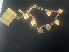 Vintage Winard 12K Gold Filled DEAREST Bracelet Signed  New With Tag 1950’s picture