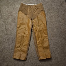 Vintage Duxbak Hunting Pants Leather Reinforced Made in USA picture