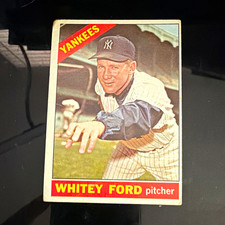 Topps Whitey Ford #160 New York Yankees MLB Baseball 1966 Topps Base Set picture