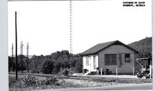 SOUTHERN RR DEPOT krannert ga real photo postcard rppc georgia train railroad picture