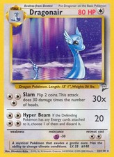 Pokemon: Base Set 2 - Dragonair (#022/130, Rare, Heavily Played) HP picture