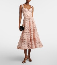 Zimmermann Polka-dot pleated bustier dress $ 975 Size 1 US 6 picture