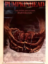 Vtg. PUMPKINHEAD 1987 / 1988 Cult Horror Original SS Poster 27” x 40” NM picture