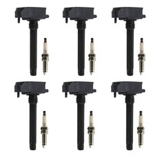 Bosch Ignition Coils and NGK Spark Plugs Kit for Chrysler Voyager 20-24 3.6L V6 picture