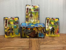 tmnt action figure lot, vintage, movie turtles, original picture