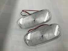 1958-1959 Chevrolet Clear Parking Lamp Lens LED Clear New Pair picture