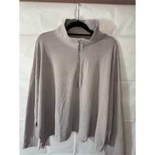 NWT 3XL Athleta Women’s Light Lilac 3/4 zip Sweatshirt picture