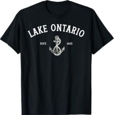 Lake Ontario Canada Vintage EST 1615 Canadian Pride T-Shirt picture