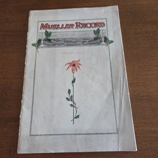 Antique Mueller Record Magazine Christmas 1920 Issue Booklet H. Mueller Mfg picture