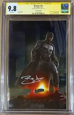 Ben Affleck Autographed Batman NYCC Convention Foil Variant SS #32 CGC 9.8 56597 picture