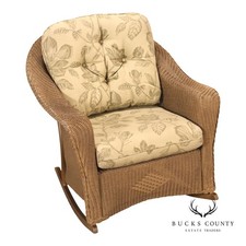 Lloyd Flanders Reflections All-Weather Lloyd Loom Wicker Porch Rocking Chair picture