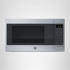 GE 1.6 Cu. Ft. 1150W Countertop Microwave Oven Stainless Steel Sensor Cooking picture