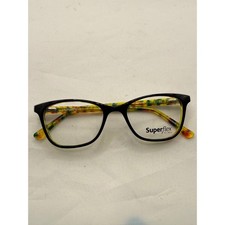 Superflex Kids Eyeglasses Black Multicolor Frames SFK-181 C1 47-17-130 picture