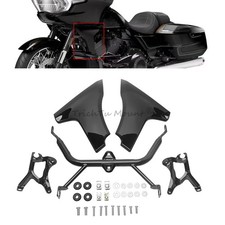 Glossy Black Side Panel Brackets Support For Harley Road Glide FLTRXSE 23-24 UD picture