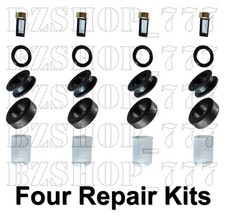 4 Fuel Injectors Repair Kit O-RINGS FILTERS CAPS GROMMETS 1988-1989 4RUNNER 22RE picture