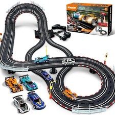 Slot Car Race Track Set Electric Powered Race Track Dual Racing Car Track Set picture