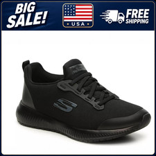 NEW Skechers Women's Work Squad Waterproof Slip-Resistant Medium Width Sneakers picture