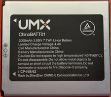 New OEM Original UMX Unimax U683CL U693CL ChinoBATT01 2000mAh Battery picture