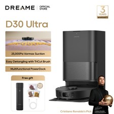 DREAME D30 Ultra Robot Vacuum and Mop,25,000Pa Suction｜Certified Refurbished picture