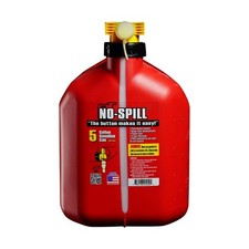No-Spill 5-Gallon Gas Can Red with ViewStripe Pro Stripe picture