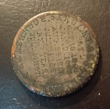 Exonumia Commemorative Token/Medal Sep 16 1849–Jul 14 1871 One Side Blank picture