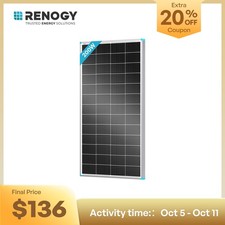 Renogy Solar Panel 200W Watt 24V Monocrystalline PV Off-Grid Power Module picture