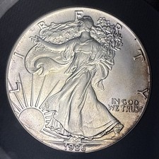 1986 American Silver Eagle – First Year Issue – .999 Fine Silver 1oz picture