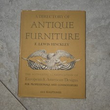 Vintage 1953 A Directory Of Antique Furniture by F. Lewis Hinckley Hardcover picture