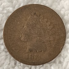 FAST 🚚⚡️FREE 🔥AG 👀🔥1874 Indian Head Cent Semi Key Better Date About Good picture