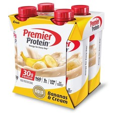 Premier Protein Shake, Bananas & Cream, 30g Protein, 11 Fl Oz, 4 Ct picture