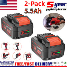 2X 18V 5.5Ah Lithium-Ion Battery for Flex 18V Power Tools Pack for FLXAP185 US picture