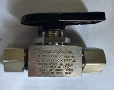 Swagelok SS-4SKPF4 Stainless Ball Valve 1/4 Inch Female Threaded Brand New picture