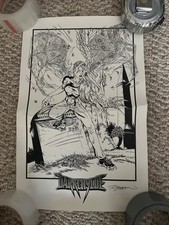 Darkchylde Lithograph RARE Poster 11x17 Limited  50 Randy Queen Not Mint picture