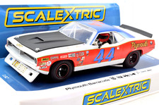 Scalextric Plymouth Barracuda '23 Spa Classic DPR W/ Lights 1/32 Slot Car C4525 picture