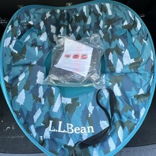 LL Bean Sonic Snow Tube XL - NEW - Hard To Find - Blue Pine Hidden Bears picture
