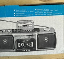 Sony CFS-930 Boombox AM/FM Stereo Cassette Recorder / Power Cord. New Unused. picture