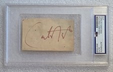 CARLOS SANTANA SIGNED CUT PSA/DNA COA SLABBED AUTOGRAPHED PSA MUSIC SINGER BAND picture