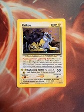 Pokemon TCG Raikou 13/64 Neo Revelation Holo Rare VTG WOTC LP 💎  picture