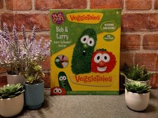 RARE 2012 VeggieTales Bob & Larry Fabric By Number Wall Art Activity Set NEW  picture