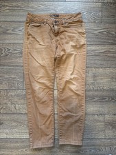 prAna Women's Brown Kara Skinny Jeans Cotton Blend Size 4/27 picture