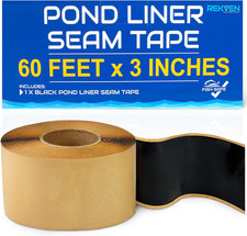 Pond Liner Seam Tape, Double Sided Butyl Adhesive, 60 Ft X 3 In picture