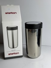 Volvo Stelton To Go Click Travel Mug 340ml Stainless Steel Genuine Merchandise picture