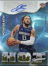 Jalen Brunson Autograph Hot Signatures Panini Nba Hoops Chase Pack picture
