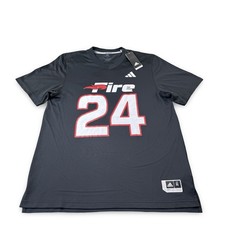 NWT Adidas Aeroready Southeastern University Fire #24 Football Jersey Mens Sz XL picture