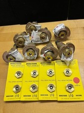 8 Champion Brass Pop Up Sprinklers Full Circle Spray w/Armstrong Inserts Unsed picture