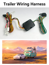 4-Pin Connector Trailer Hitch Wiring Harness for TOYOTA Prius 04-15 New picture