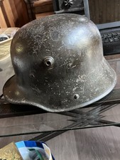 Original WWI German M16 Stahlhelm Helmet - Authentic Leather Liner TJ62 Röchling picture