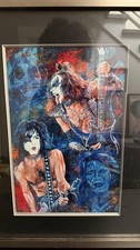 Art By Robert Hurst. Kiss Guitarist Band Framed Music Decor Fine Art picture