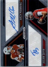 2025 Prizm Black Arch Manning Julian Sayin Dual Auto DA-QB2 picture